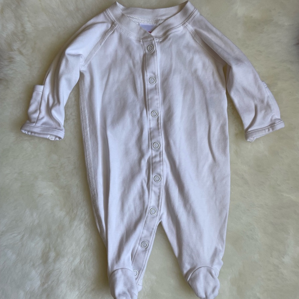 Hanna Andersson organic newborn footie